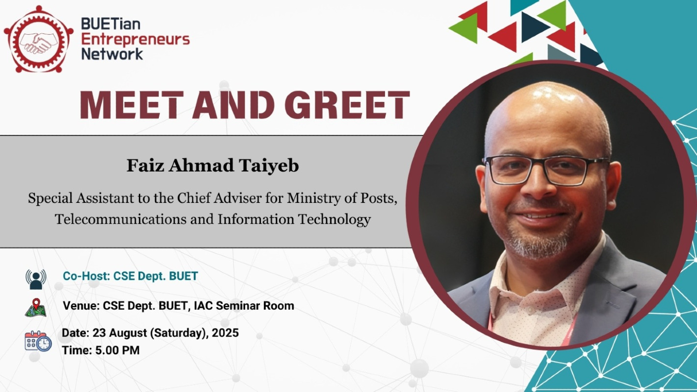 Meet and Greet with Mr. Faiz Ahmad Taiyeb